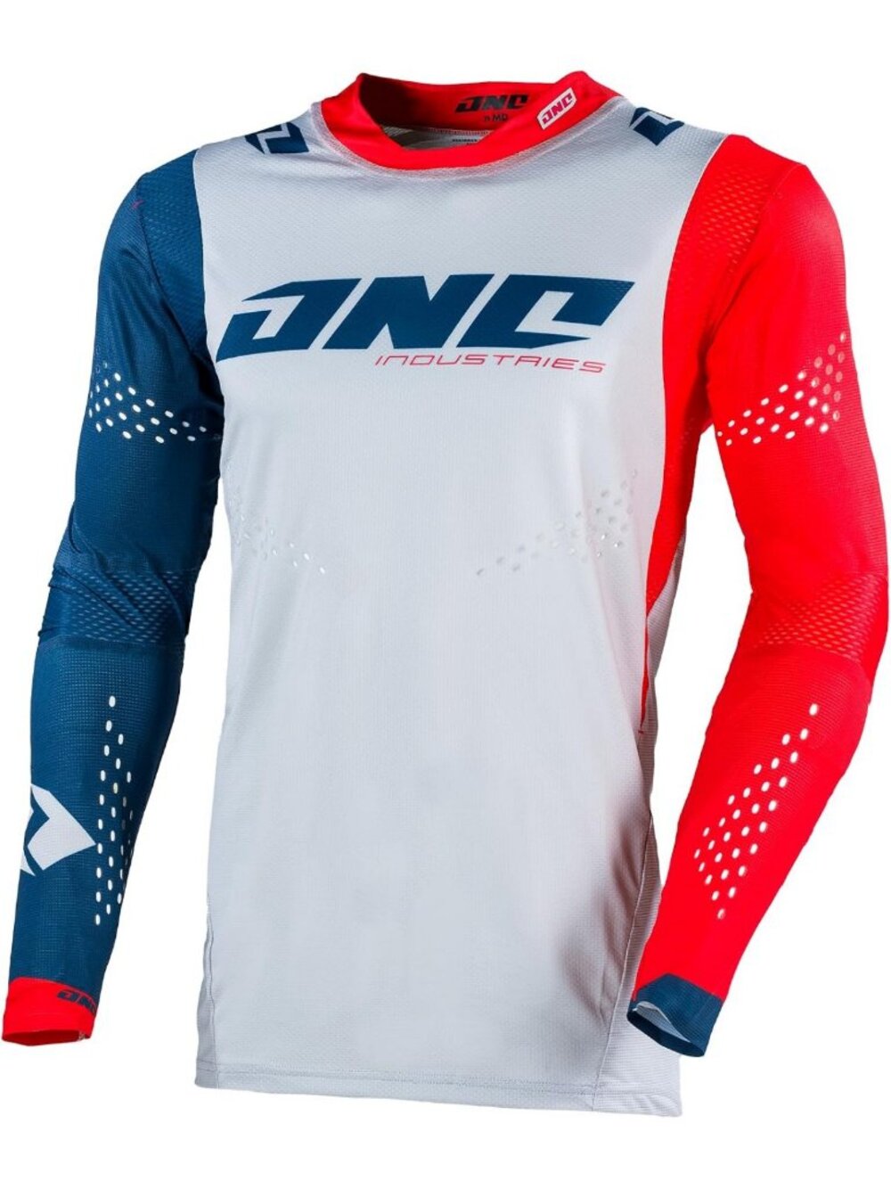 Men's MX Jersey - Red/Blue, Medium, Lightweight, Breathable, Off-Road Gear